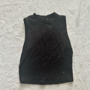 Black tank top